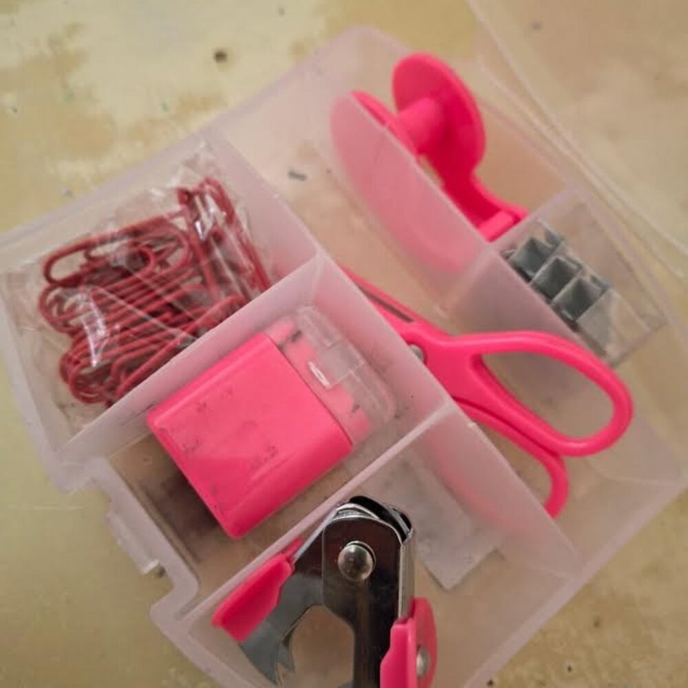 Pink Mini Stationery Set